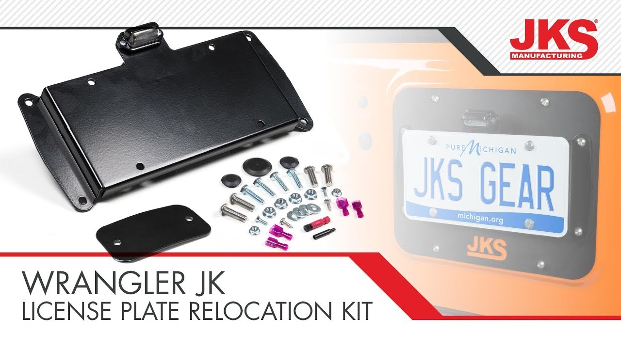 Перенос номерного знака на Jeep JK | Инструкция по установке