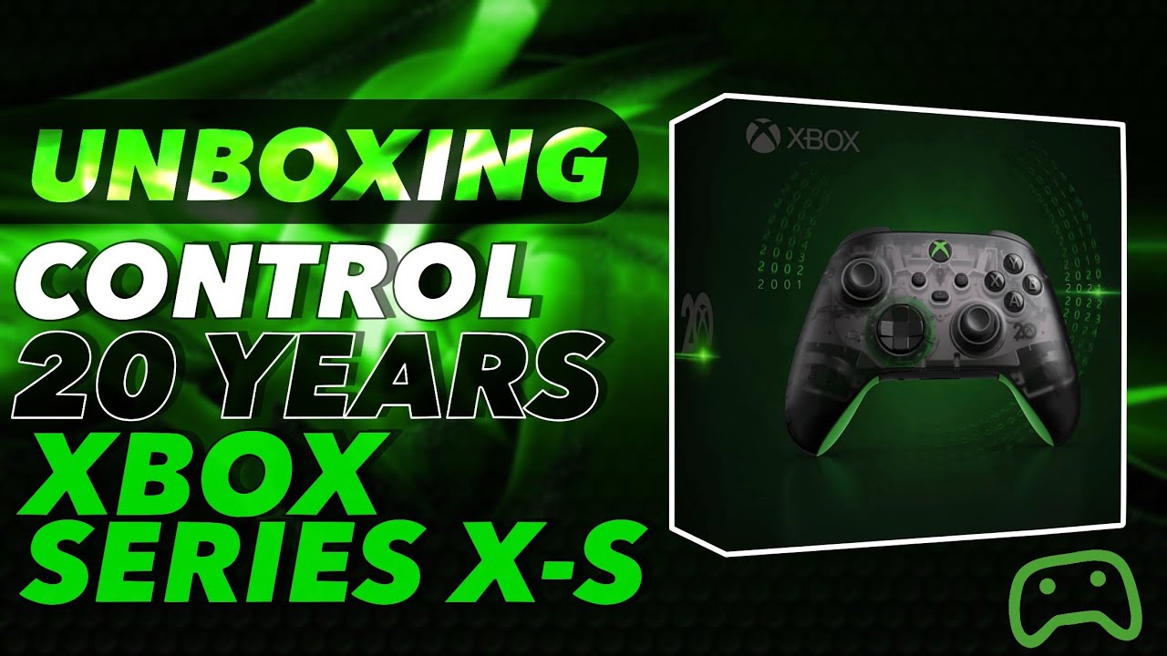 JOYSTICK MICROSOFT XBOX ONE SERIES X EDICIÓN ESPECIAL 20TH ANIVERSARIO