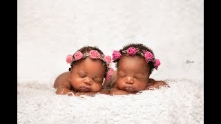 Twins Newborn Photoshoot Session _ Behind The Scenes