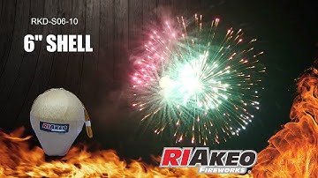 DISPLAY SHELL-6 INCH RKD-S06-10 | RIAKEO FIREWORKS