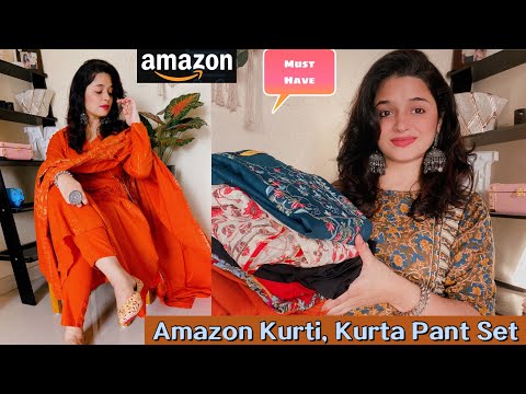 Women's Rayon Printed Anarkali Kurti Pant Dupatta Set (Cherry) (Medium) :  Amazon.in: Fashion