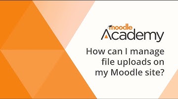 How can I manage file uploads on my Moodle site