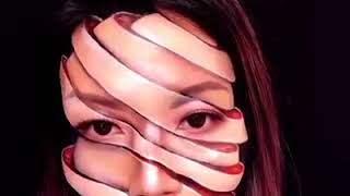 | 9GAG | Make Up Optical Illusion by Mimi Choi