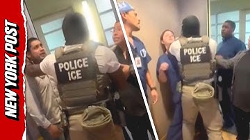 ICE agent storms CA surgery center to arrest landscaper, staff block arrest in dramatic standoff