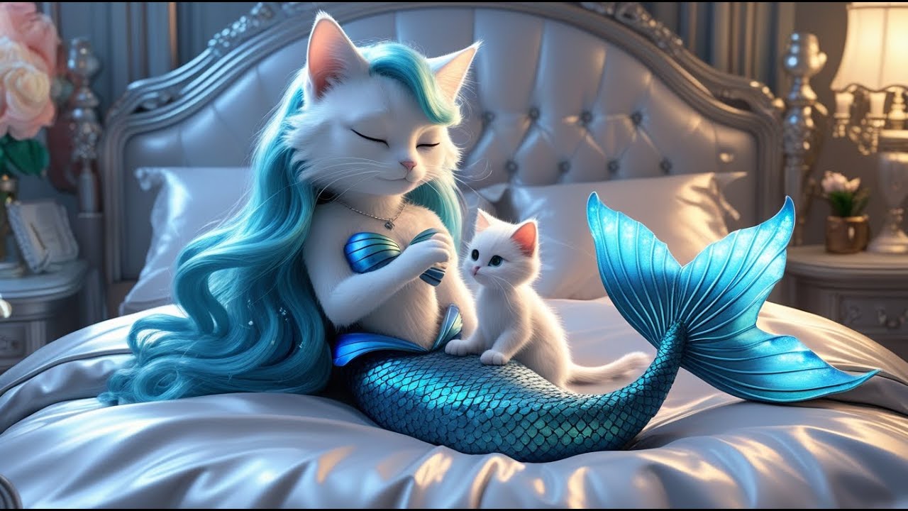 🐱🐬Cute kitten cut mom's hair and buy an 