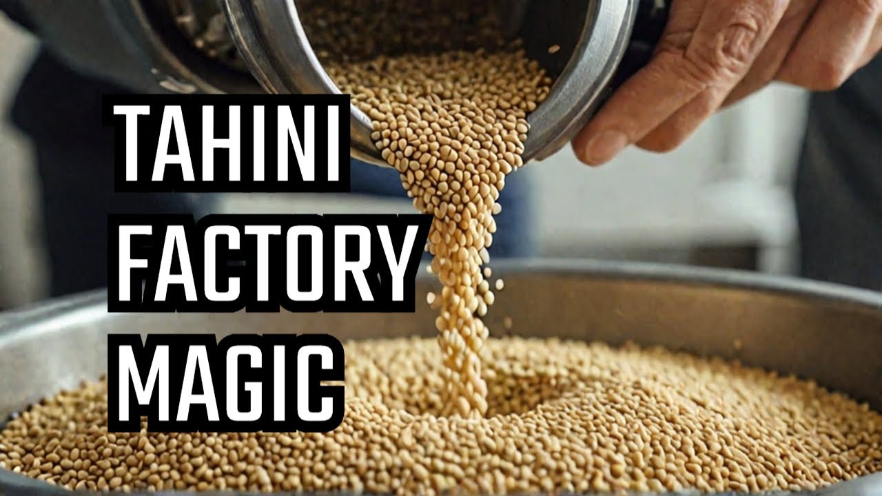 How Sesame Oil Is Made – Amazing Sesame Oil, Tahini & Halva Processing In Factory .