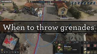 How to Use Grenades in Company of Heroes 3