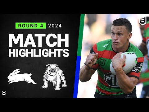 NRL 2024 | Rabbitohs v Bulldogs | Match Highlights