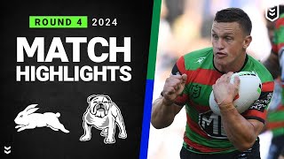 NRL 2024 | Rabbitohs v Bulldogs | Match Highlights