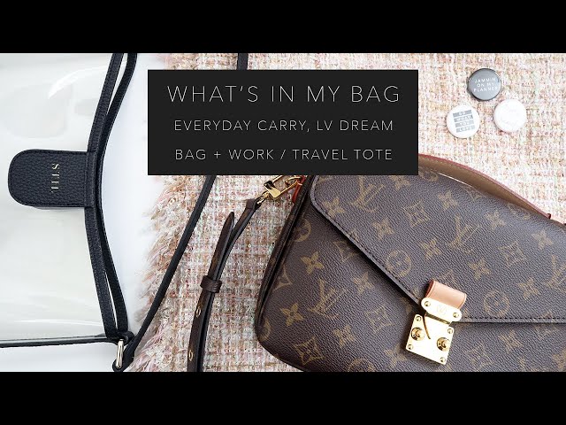 What's In My Bag // Everyday Tweed Tote, Louis Vuitton Pochette Matis, Work+Travel  Bag 