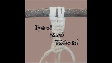 Macrame spiral knot keychain | Step by step Tutorial for Beginners| Boho style