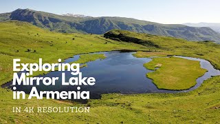 Mirror Lake Located in Armenia that looks like a Map | 4k resolution