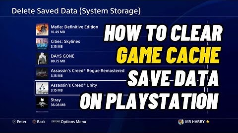 How to Clear Cache on PS4 and Increase Performance Delete Game Cache New