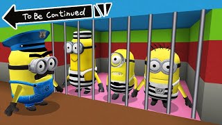 HOW MINIONS ESCAPE FROM PRISON INVESTIGATION in MINECRAFT ! Minions  Gameplay