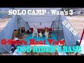 ソロキャンプ+ワンズ3 G-Stove Heat View DOD RIDER'S BASE 年末キャンプ 鳥丸焼き 笠置前編