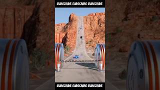 Car bollard barrier crush #shorts