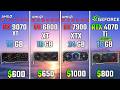 RX 9070 XT vs RX 6800 XT vs RX 7900 XTX vs RTX 4070 Ti SUPER | Test in 6 Games