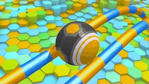 Action balls gyrosphere race speedrun gameplay level 1-10, interesting game for android iOS