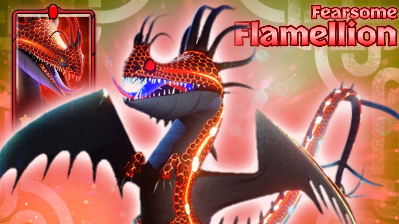 Fearsome Flamellion 5Star Red Premium Fireworm Queen Dragons