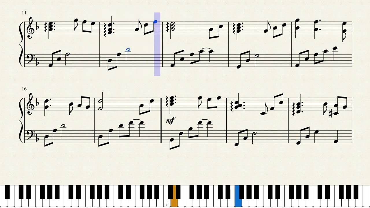 A Tiny Love (Sword Art Online) [Piano Sheet Music] YouTube