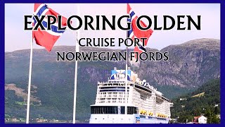 🛳️⚓OLDEN NORWAY Cruise Port on Nordfjord, Troll Cars, Briksdal Glacier, NORWEGIAN FJORDS CRUISE⚓🛳️