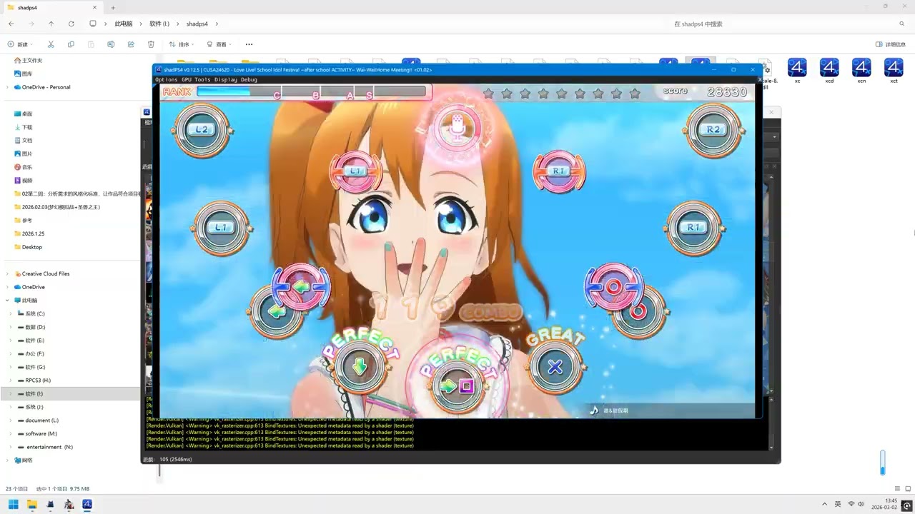 PS4 Emulator shadPS4 v0.12.5:Love Live! School Idol Festival(AC CHALEENGE)