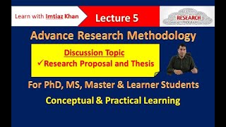 05. What is the difference between research proposal and research paper| Research Proposal vs Thesis