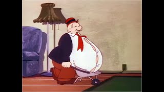 The All New Popeye Hour - 'Don't Overeat' PSA - Wimpy weight gain