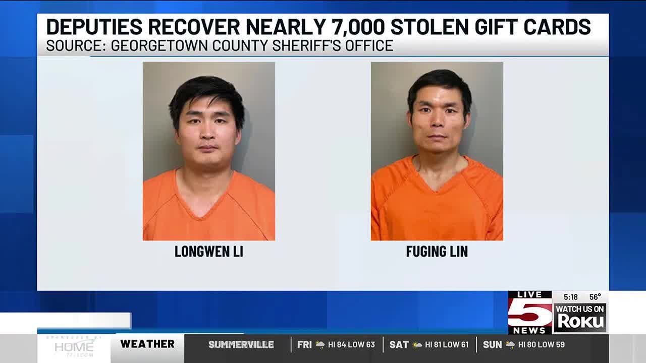VIDEO: Deputies arrest 2 driving in stolen vehicle with nearly 7,000 ...