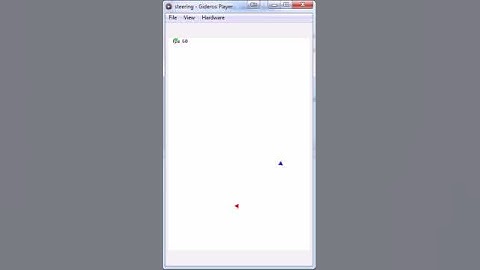 Gideros animation examples:  seeking & fleeing
