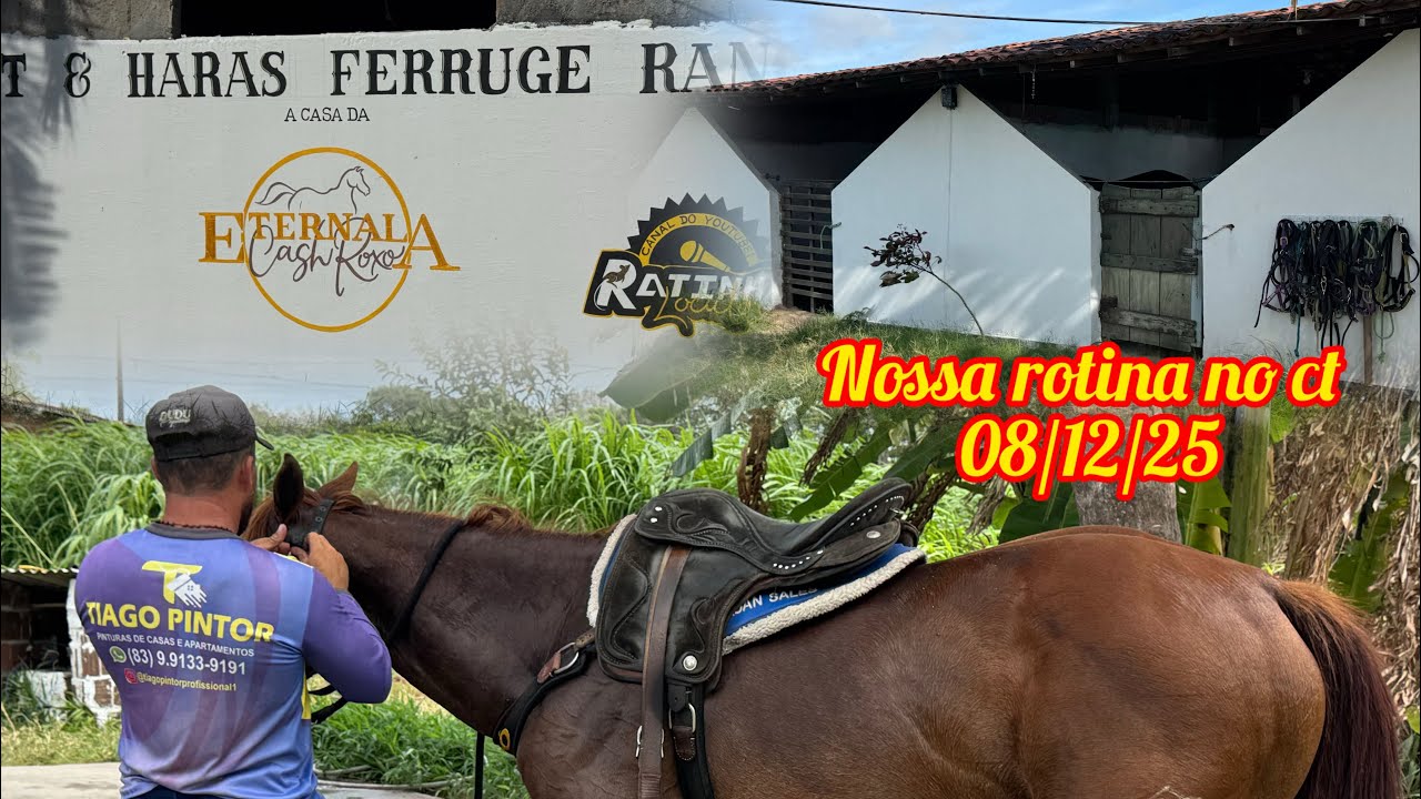 UM DIA MOSTRANDO A LIDA DO DIA NO CT GERRUGI RANCH 