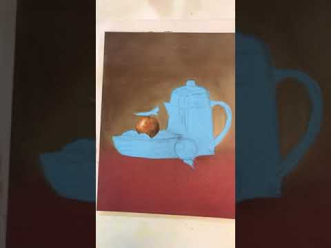 تعليم الرسم بالالوان الزيتية  ادوات الرسم #1 - YouTube