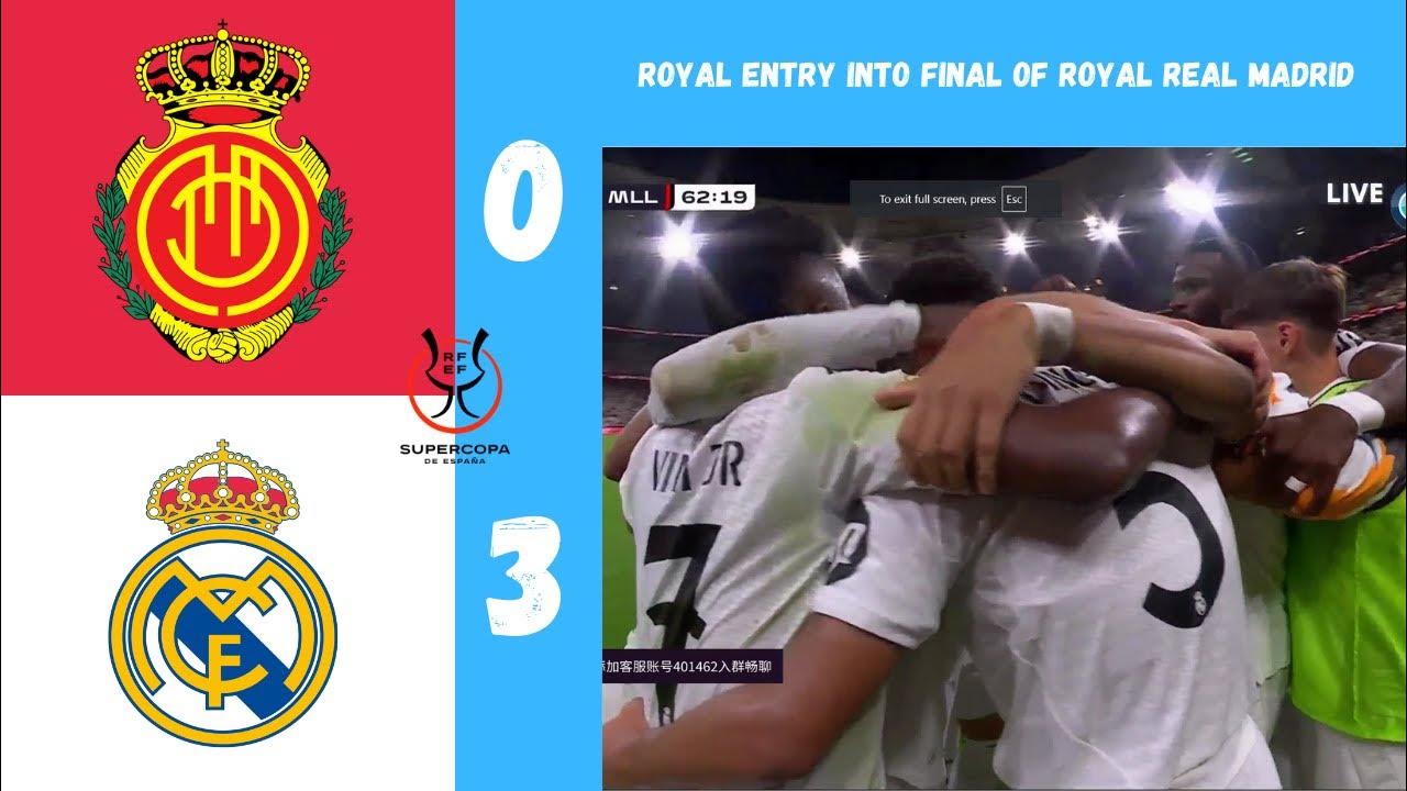 Real Madrid vs Mallorca 3 0 Hіghlіghts & All Goals Supercopa de Espana