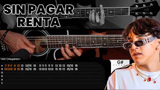 SIN PAGAR RENTA - Xavi - En Guitarra (DEMO) Con REQUINTOS | The Yerena