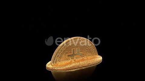 Bitcoin Coin Melting | Motion Graphics - Envato elements