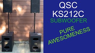 QSC KS212C Subwoofers & CP12 Honest Review