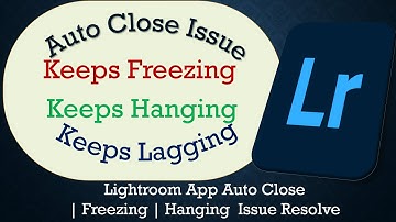 How to Solve Lightroom App Auto Close | Keeps Freezing | Not Responding Issue Solve on Android