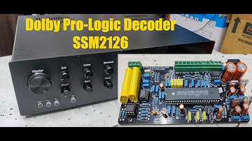 5.1 Dolby Pro-Logic Decoder Amplifier | SSM2126 Dolby Original Decoder | More Modes For Analog Amp |