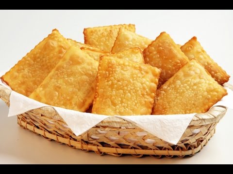 PASTEL DE BACALHAU - RECEITA SUPER PRATICA - APRENDA COM A EVELINA