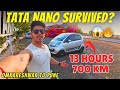 Tata Nano on FIRE 🔥 700KM Non-Stop Drive Just 13 HOURS! 😱 Omkareshwar to Pune via Dhule & Nashik