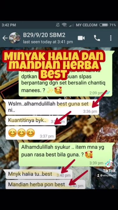 Testimoni set bersalin chantiq manees