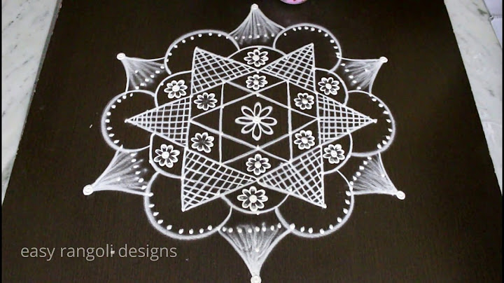 latest  kolam designs with 9 dots / beautiful muggulu / new year easy rangoili designs with dots