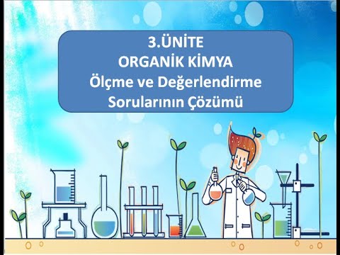 12.Sınıf Kimya MEB Ölçme ve Değerlendirme Soruları Cevapları-3 (Organik Kimya)