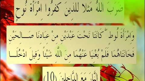 القران الكريم سورة التحريم الأية 10.wmv