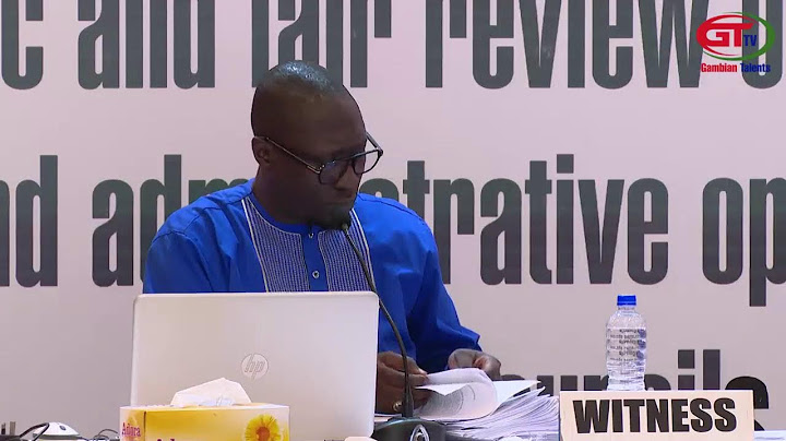 LOCAL GOVERNMENT COMMISSION OF INQUIRY 17th-07-2025 SANDIGI NJIE