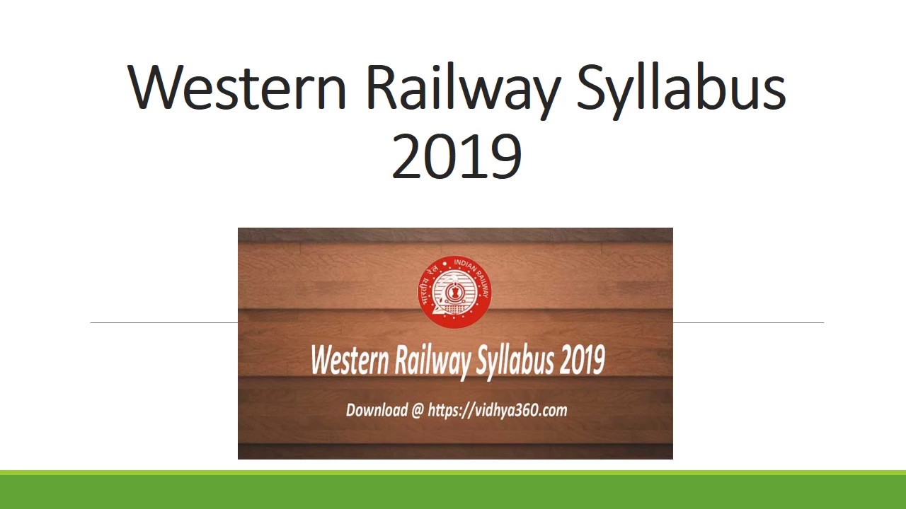 Western Railway Syllabus 2019, GDCE Senior Clerk-Typist Exam Pattern