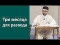 Три месяца для развода