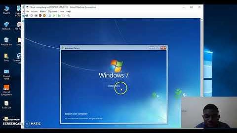Installation of Windows 7 on Virtual Machine Hyper V