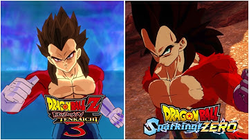 SSJ4 Vegeta Comparison‼️ Tenkaichi 3 vs Sparking Zero‼️