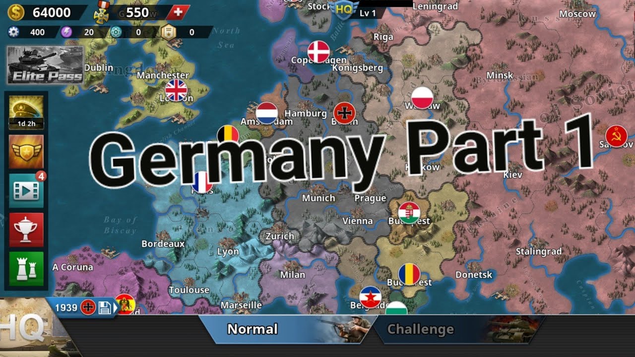 1939 as Germany part 1 - World Conqueror 4 part 1 - YouTube